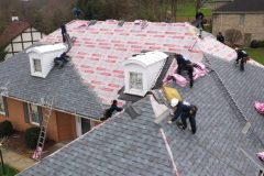 Roof getting replaced